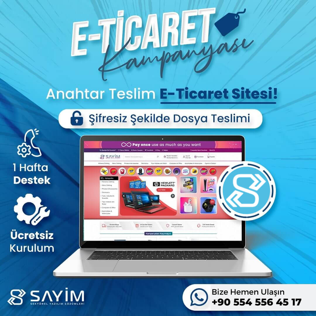 Speakyroom Global E-Ticaret Yazılımı