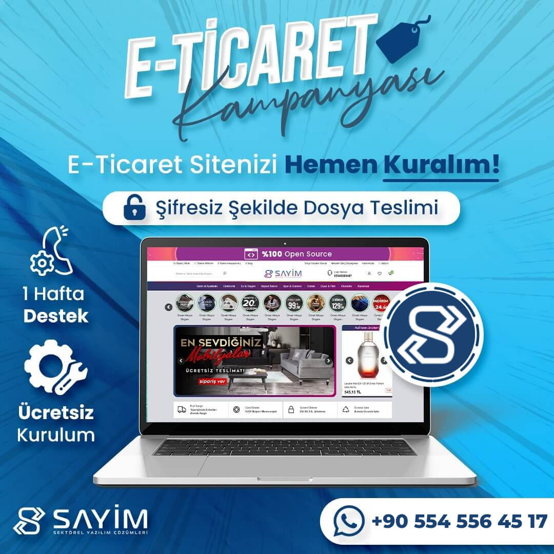 Speakyroom v3 E-Ticaret Yazılımı