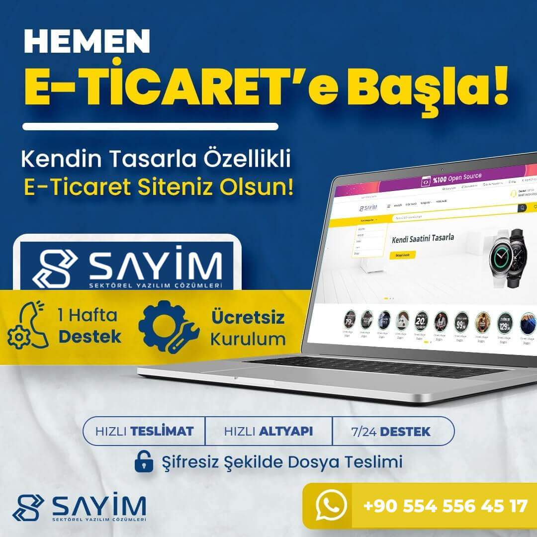 Speakyroom v6 E-Ticaret Yazılımı <br>(Ürün Tasarla)